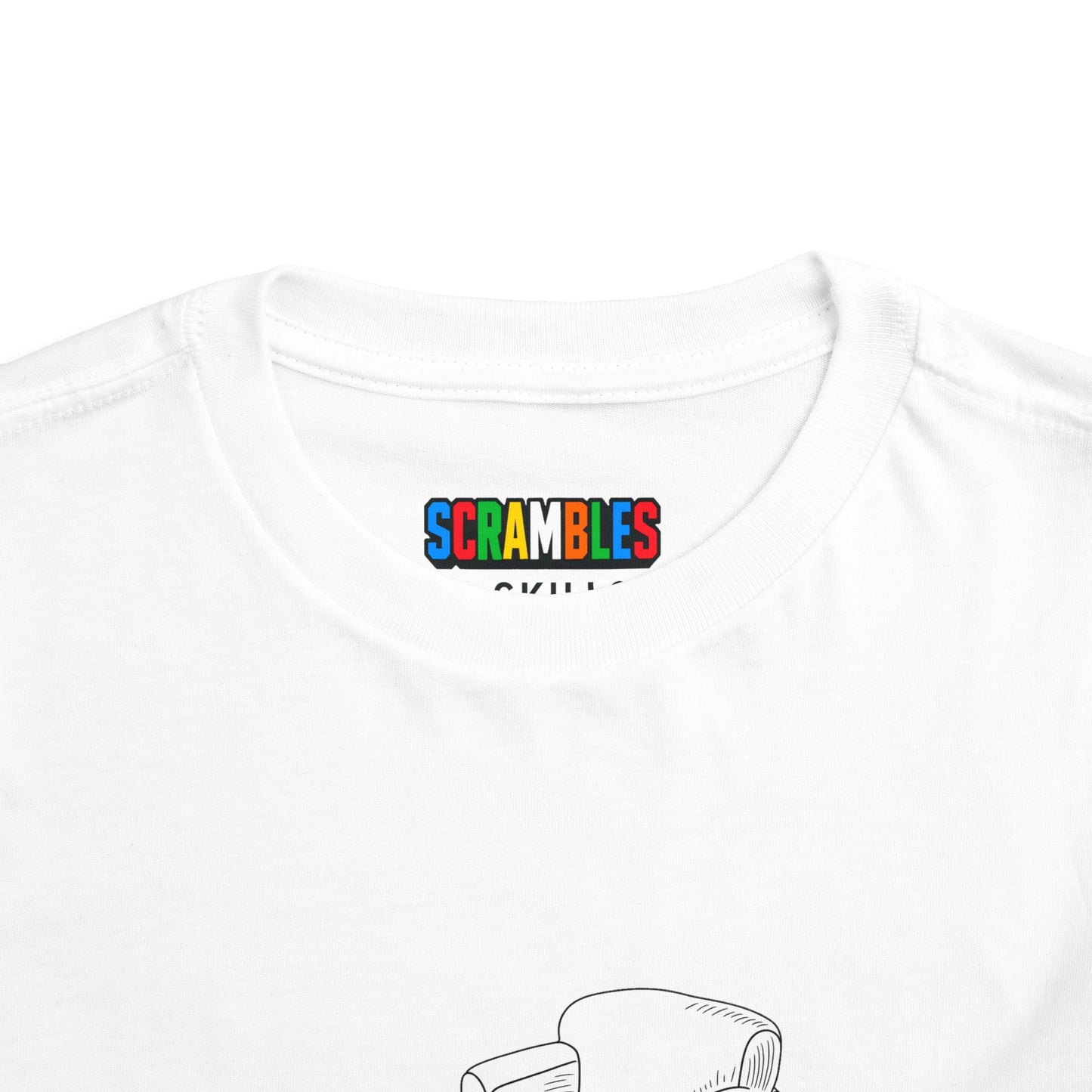 Chess and Checkered - Rubik's Cube Art  Toddler Short Sleeve T-Shirt