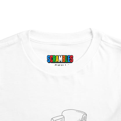 Chess and Checkered - Rubik's Cube Art  Toddler Short Sleeve T-Shirt