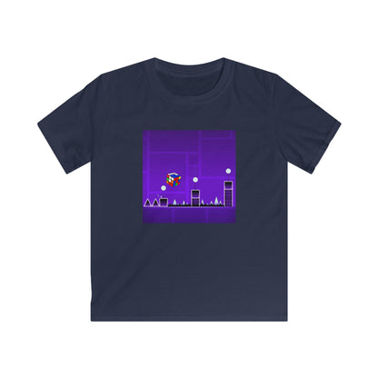 ⚡ Express - Cube Madness - Rubik's Cube Art Kids Softstyle Tee