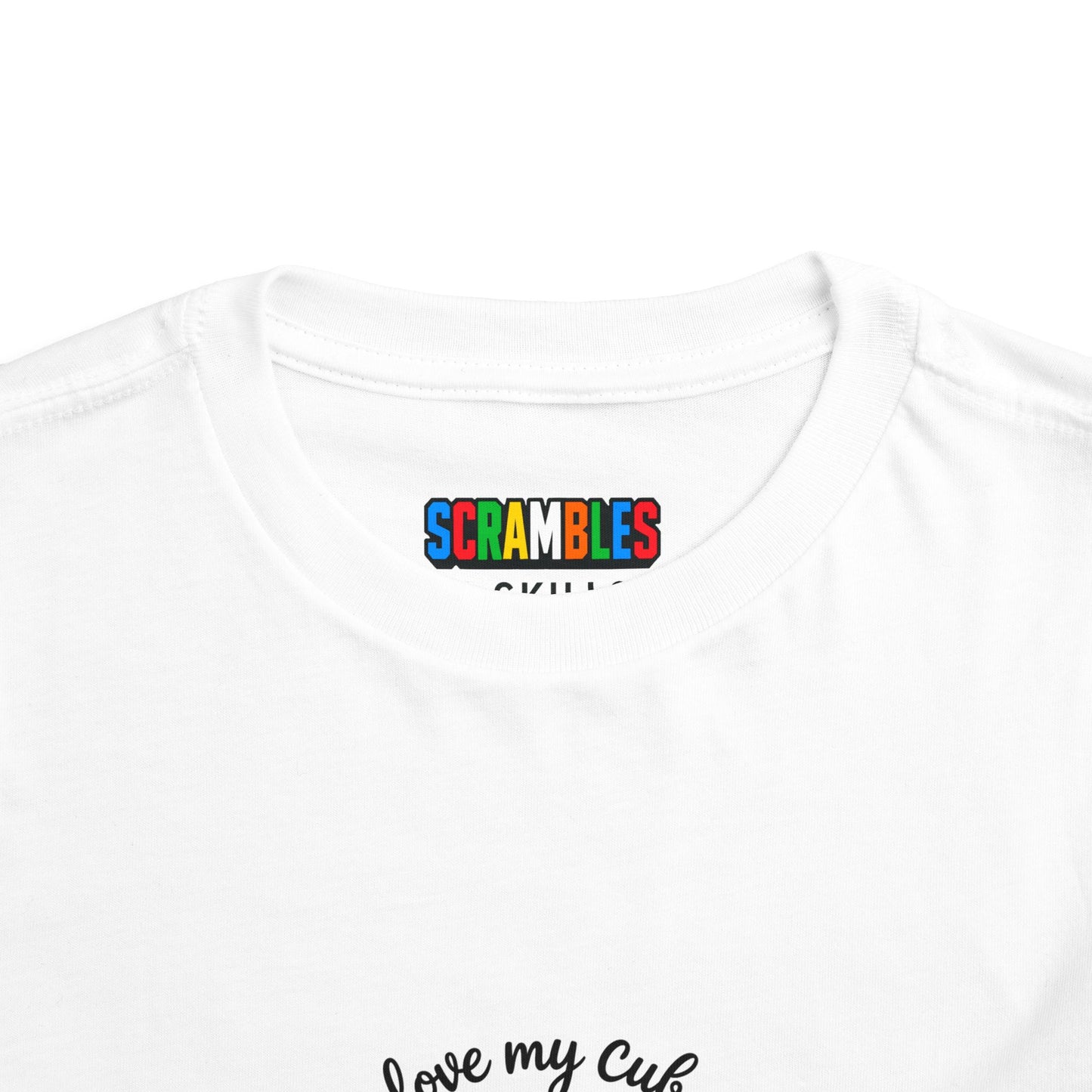 I Love My Cuber - Rubik's Cube Art  Toddler Short Sleeve T-Shirt