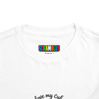 I Love My Cuber - Rubik's Cube Art  Toddler Short Sleeve T-Shirt