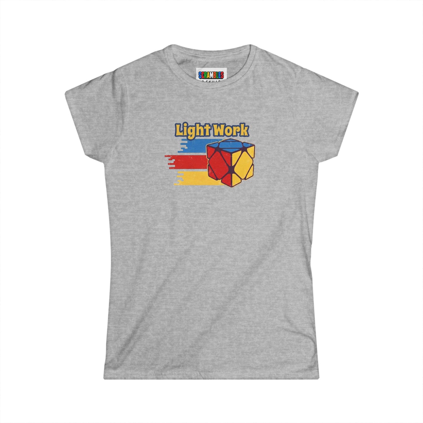 Skewb Light Work Rubiks Cube Art Women's Softstyle T-Shirt