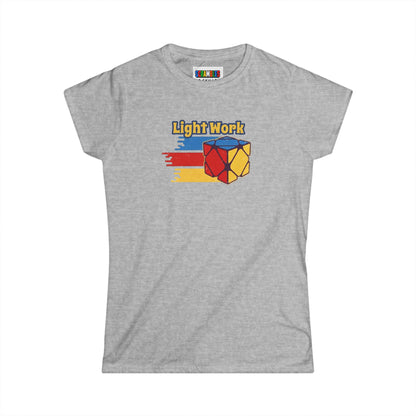 Skewb Light Work Rubiks Cube Art Women's Softstyle T-Shirt