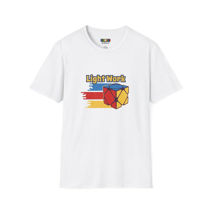 ⚡ Express - Skewb Light Work Rubiks Cube Art Unisex Graphic Softstyle T-Shirt
