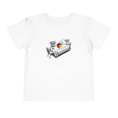 4x4 Comp Day - Rubik's Cube Art  Toddler Short Sleeve T-Shirt