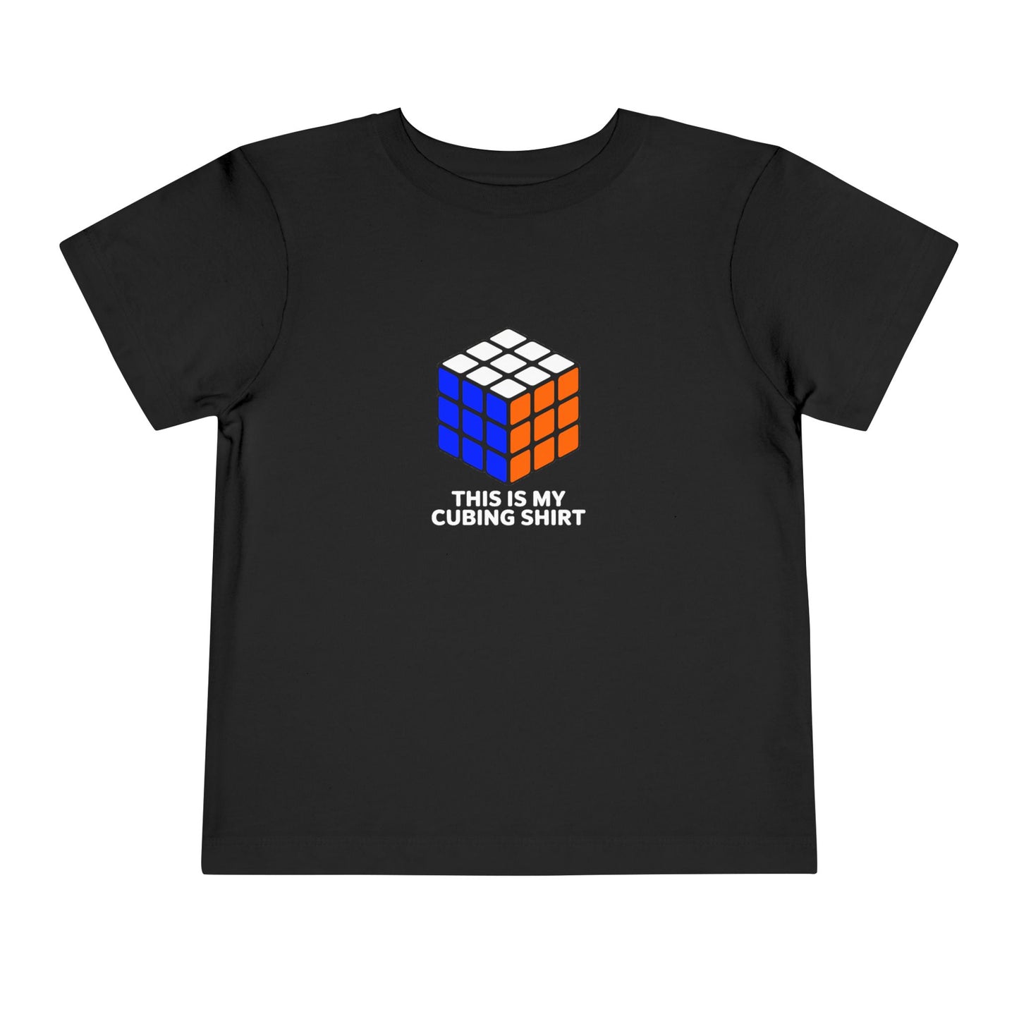 This Is My Cubing Shirt  - Rubik's Cube Art Toddler Short Sleeve T-Shirt