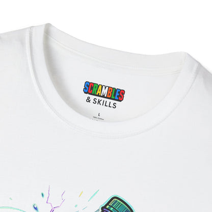 Electric Flip Unisex Graphic Softstyle T-Shirt