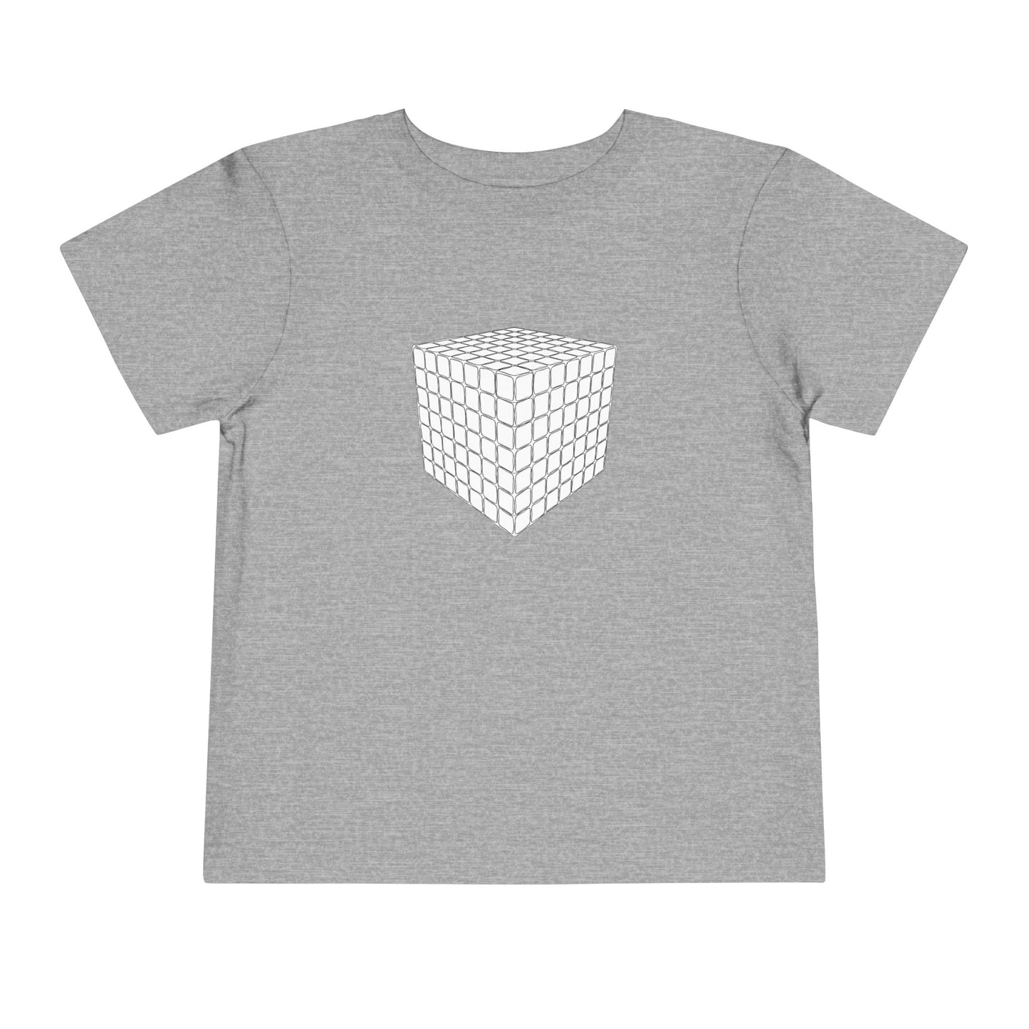 7x7 Doodle  - Rubik's Cube Art Toddler Short Sleeve T-Shirt