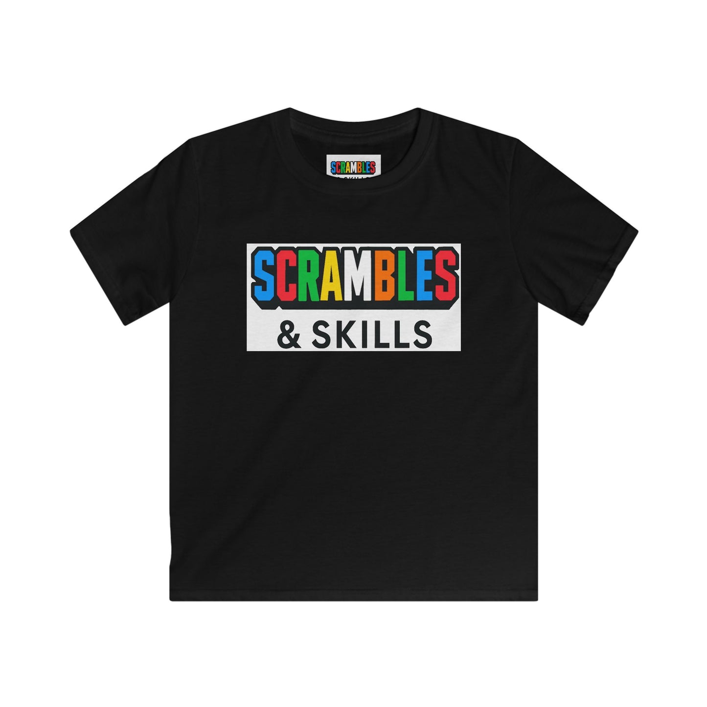 Scrambles & Skills Kids Softstyle Tee