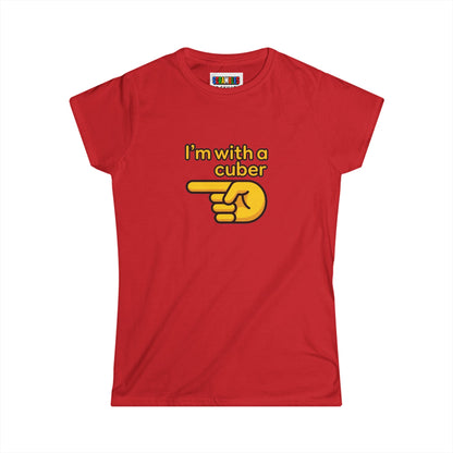 I'm With A Cuber Women's Softstyle T-Shirt
