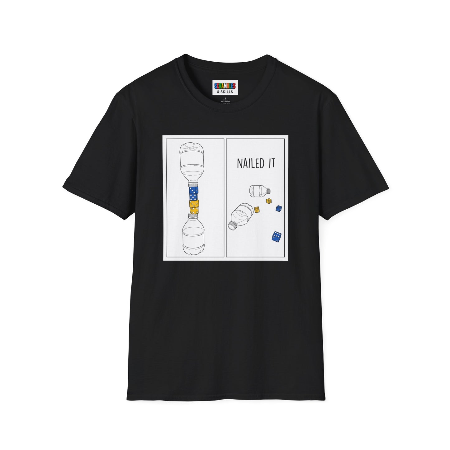 Nailed It Trick shot Unisex Graphic Softstyle T-Shirt