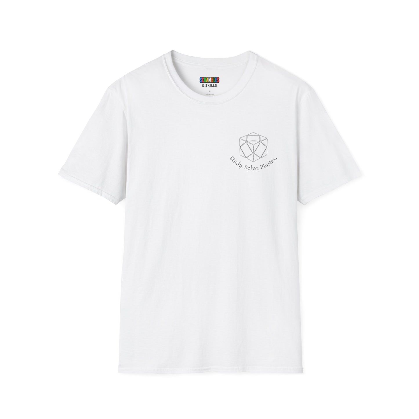 Skewb Doodle (Subtle) Unisex Graphic Softstyle T-Shirt