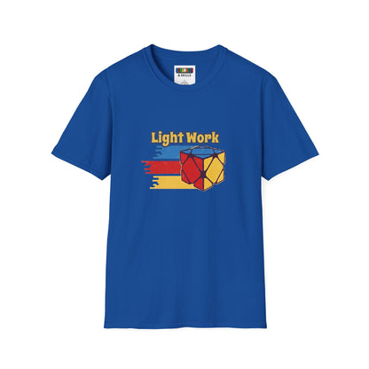 ⚡ Express - Skewb Light Work Rubiks Cube Art Unisex Graphic Softstyle T-Shirt