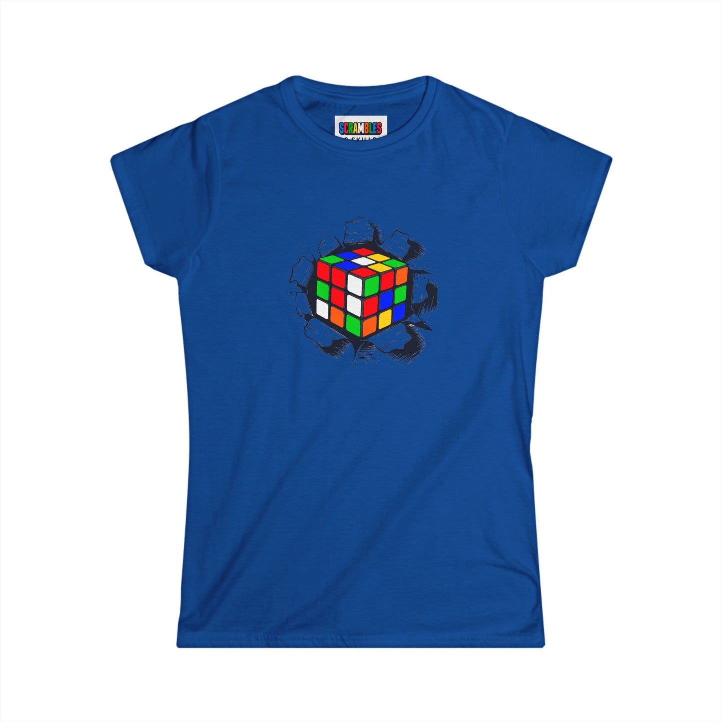 Crashing Out - Rubiks Cube Women's Softstyle T-Shirt