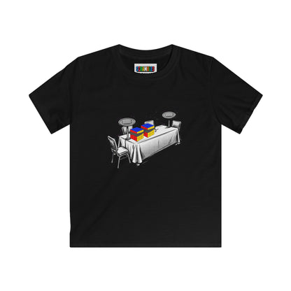 3x3 Multi Blind Comp Day - Rubik's Cube Art  Kids Softstyle Tee