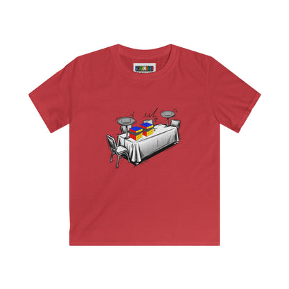 3x3 Multi Blind Comp Day - Rubik's Cube Art  Kids Softstyle Tee
