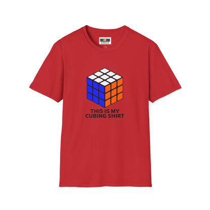 This Is My Cubing Shirt Unisex Graphic Softstyle T-Shirt