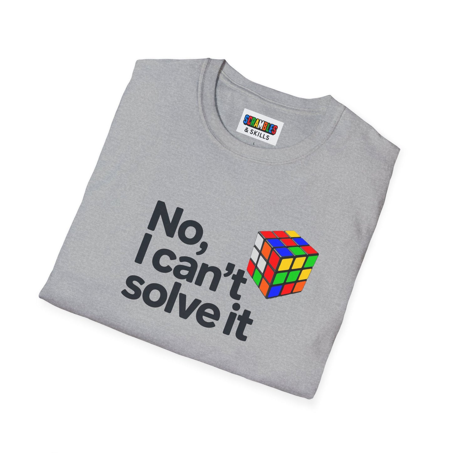 No, I Can't Solve It Unisex Graphic Softstyle T-Shirt