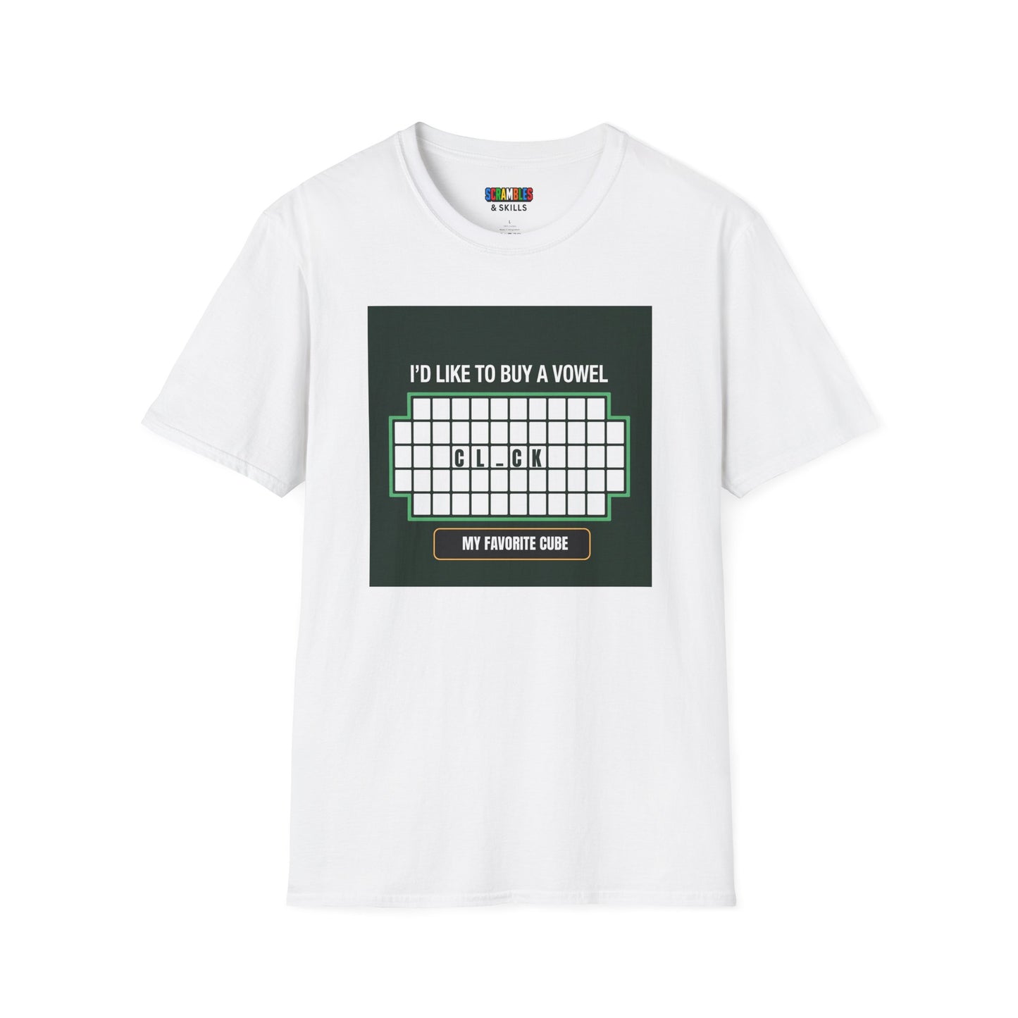 Clock - Vowel Unisex Graphic Softstyle T-Shirt
