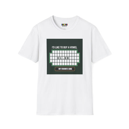 Clock - Vowel Unisex Graphic Softstyle T-Shirt
