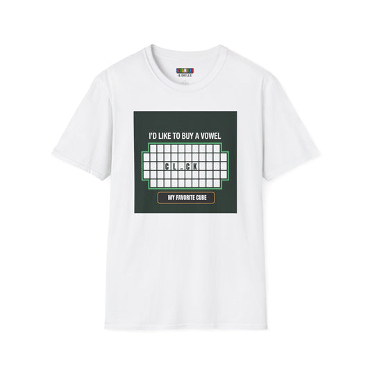 Clock - Vowel Unisex Graphic Softstyle T-Shirt