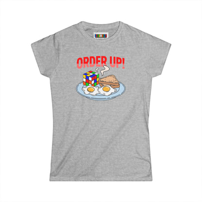 Rubiks' Cube Shirt - Order Up Women's Softstyle T-Shirt | Fun Cubing Tee