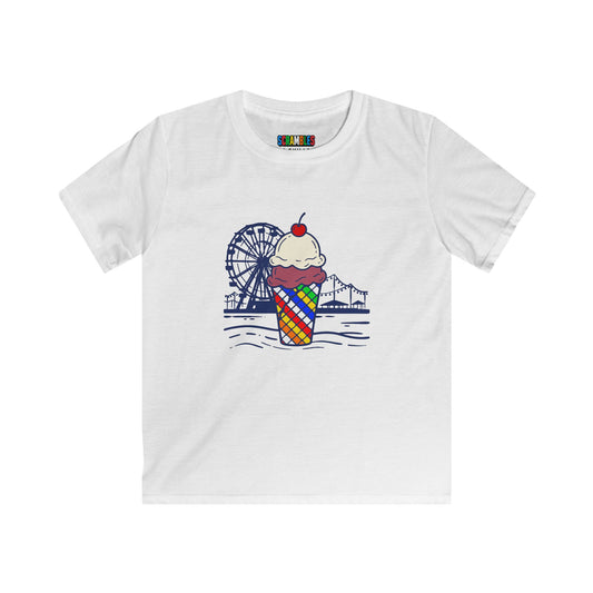 Rubik's Cube Shirt - Sweet Solves Kids Softstyle Tee| Fun Cubing Tee