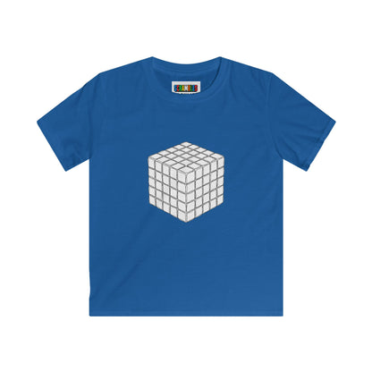 5x5 Doodle  - Rubik's Cube Art Kids Softstyle Tee