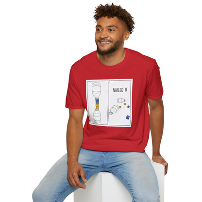 Nailed It Trick shot Unisex Graphic Softstyle T-Shirt