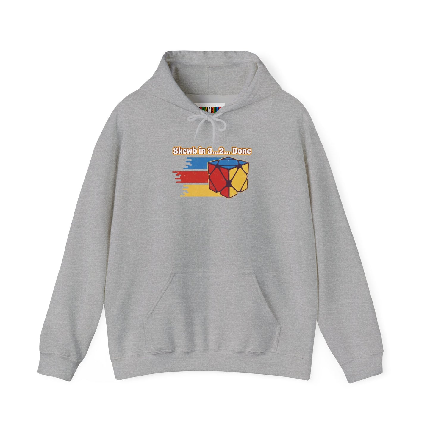 Skewb Done Rubiks Cube Art Unisex Heavy Blend™ Hooded Sweatshirt