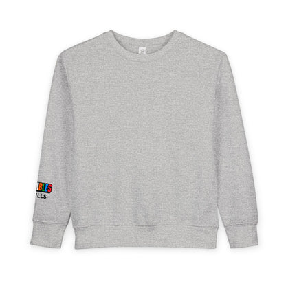 Toddler Custom Personal Best  - Rubik's Cube Art Sweatshirt