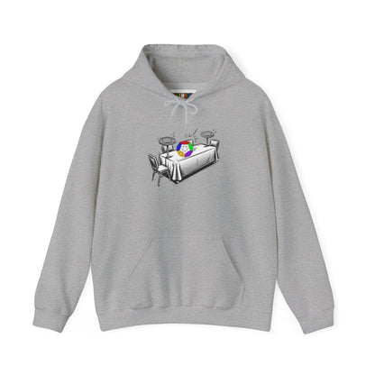 Megaminx Comp Day - Rubik's Cube Art Unisex Heavy Blend™ Hooded Sweatshirt