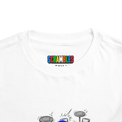 3x3 Blind Comp Day - Rubik's Cube Art  Toddler Short Sleeve T-Shirt