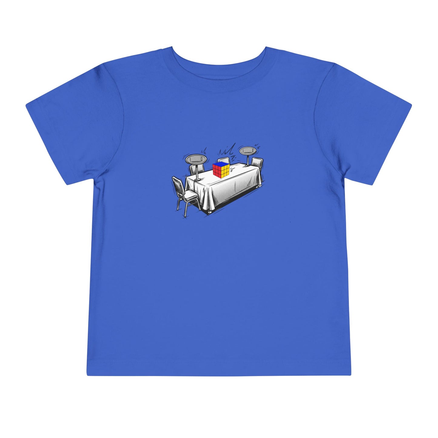3x3 Comp Day  - Rubik's Cube Art Toddler Short Sleeve T-Shirt