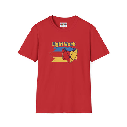 Skewb Light Work Rubiks Cube Art Unisex Graphic Softstyle T-Shirt