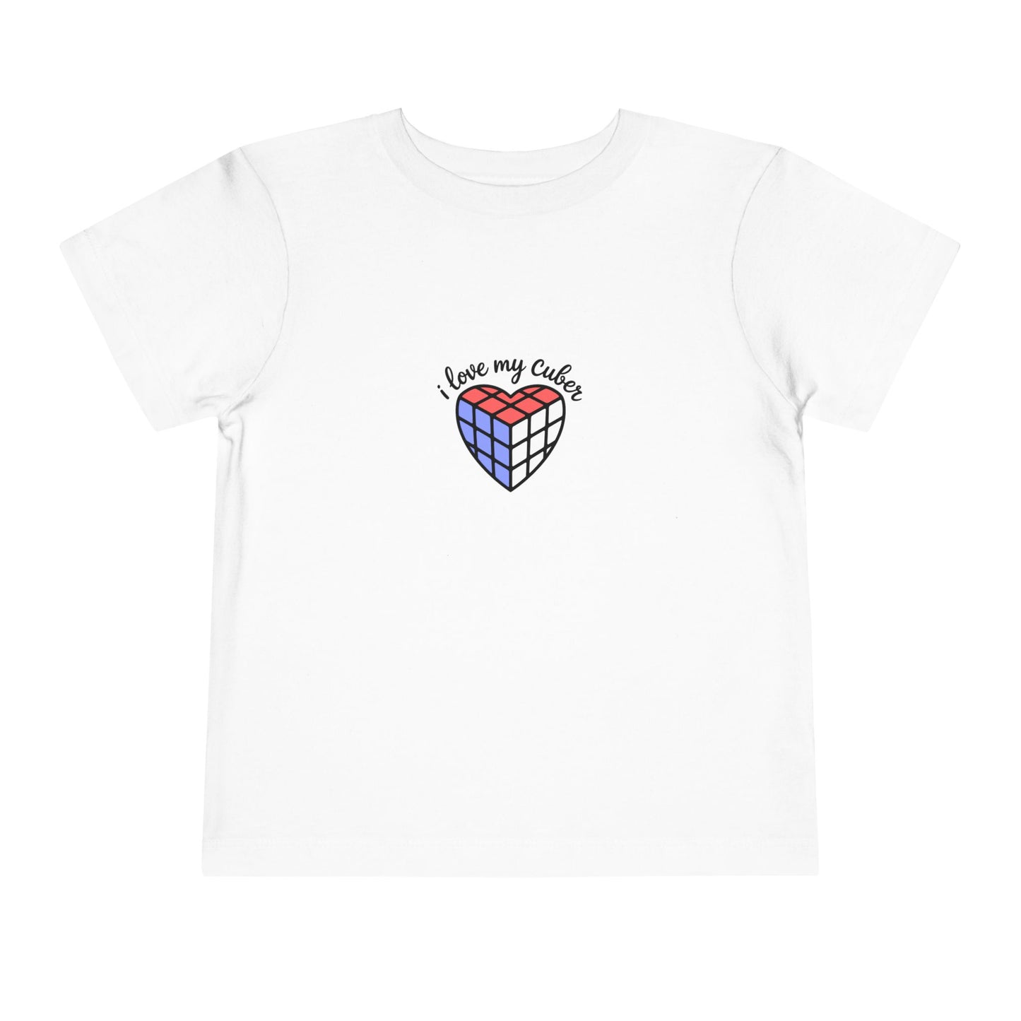 I Love My Cuber - Rubik's Cube Art  Toddler Short Sleeve T-Shirt