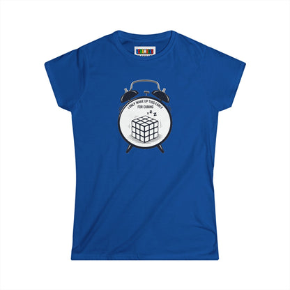 Wake Up - Cube Art Women's Softstyle T-Shirt