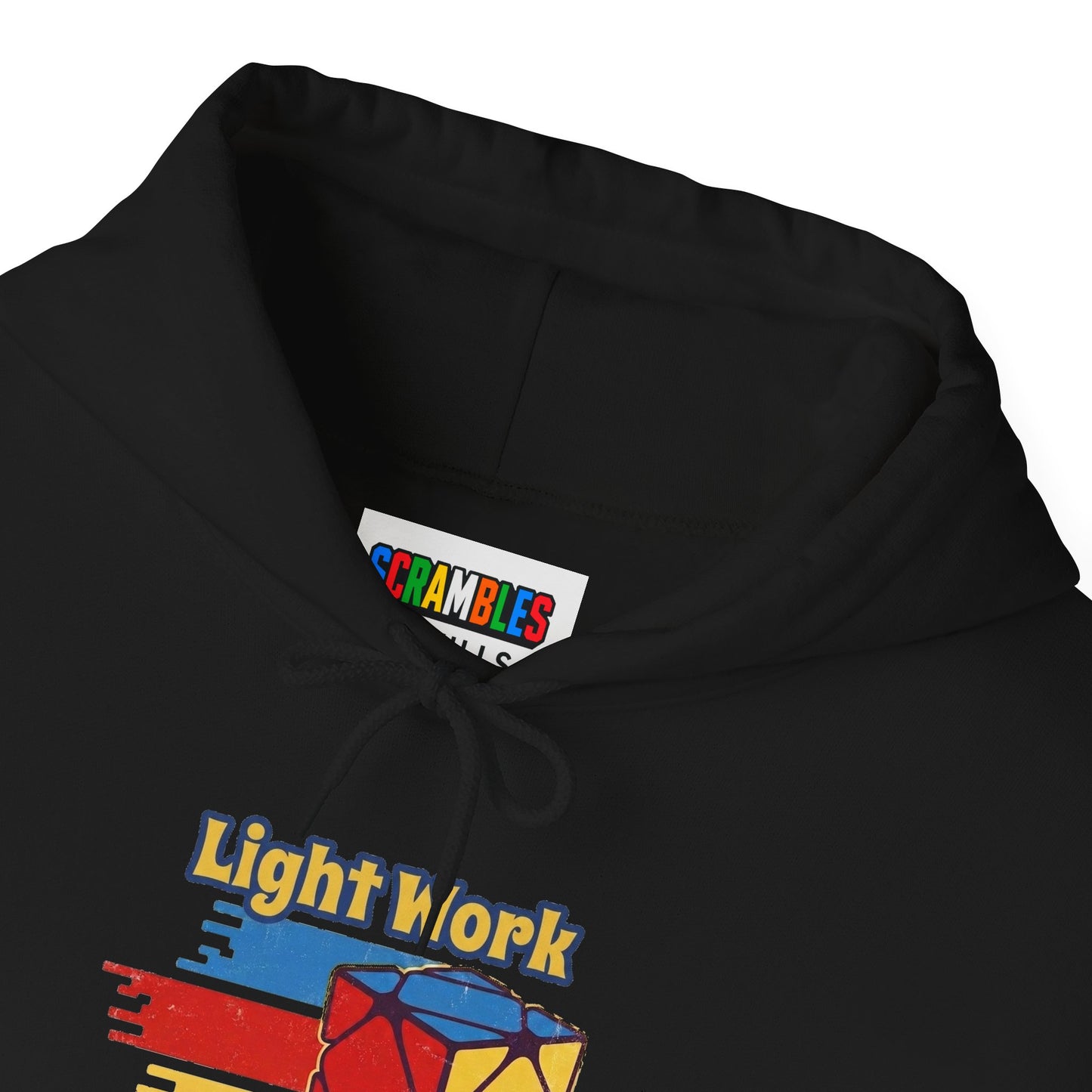 Skewb Light Work Rubiks Cube Art Unisex Heavy Blend™ Hooded Sweatshirt