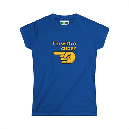 I'm With A Cuber Women's Softstyle T-Shirt