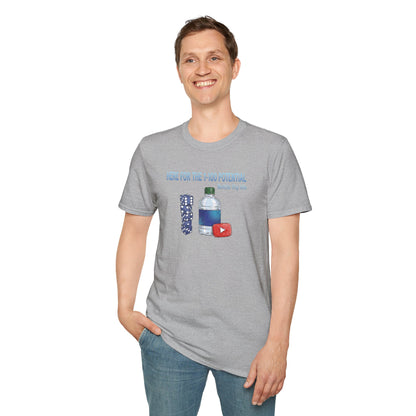 1 - 100 Potential Trick Shot Bottle Flipping Art Unisex Graphic Softstyle T-Shirt