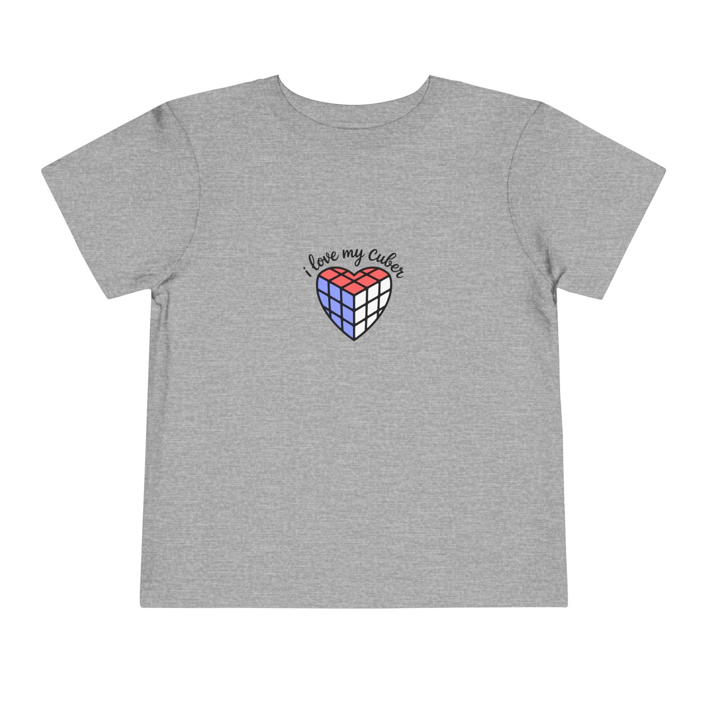 I Love My Cuber - Rubik's Cube Art  Toddler Short Sleeve T-Shirt