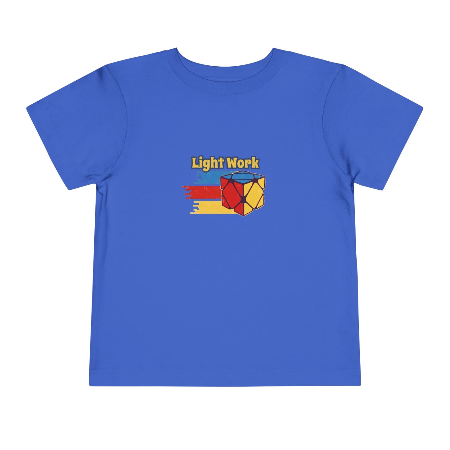 Skewb Light Work Rubiks Cube Art Toddler Short Sleeve T-Shirt