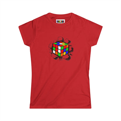 Crashing Out - Rubiks Cube Women's Softstyle T-Shirt
