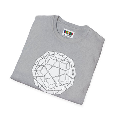 Megaminx Doodle - Rubik's Cube Art Unisex Graphic Softstyle T-Shirt