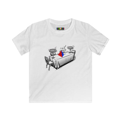 Pyraminx Comp Day - Rubik's Cube Art  Kids Softstyle Tee