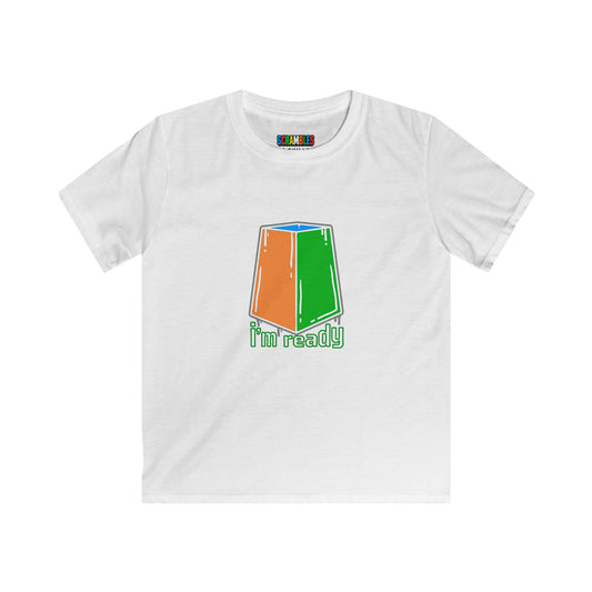 I'm Ready Rubiks Cube Art Kids Softstyle Tee