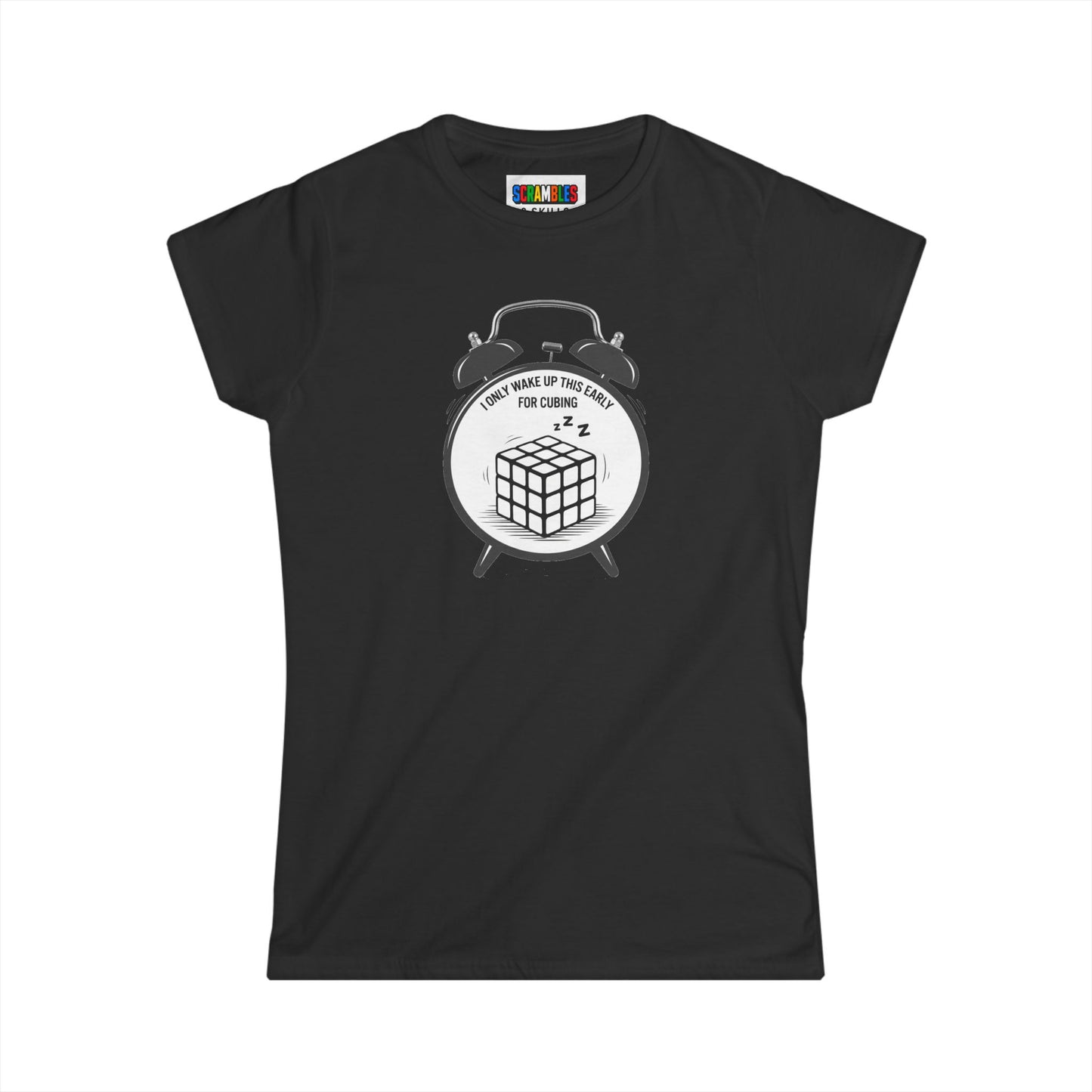 Wake Up - Cube Art Women's Softstyle T-Shirt