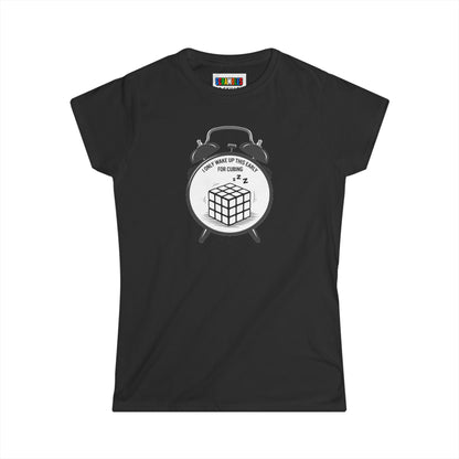 Wake Up - Cube Art Women's Softstyle T-Shirt
