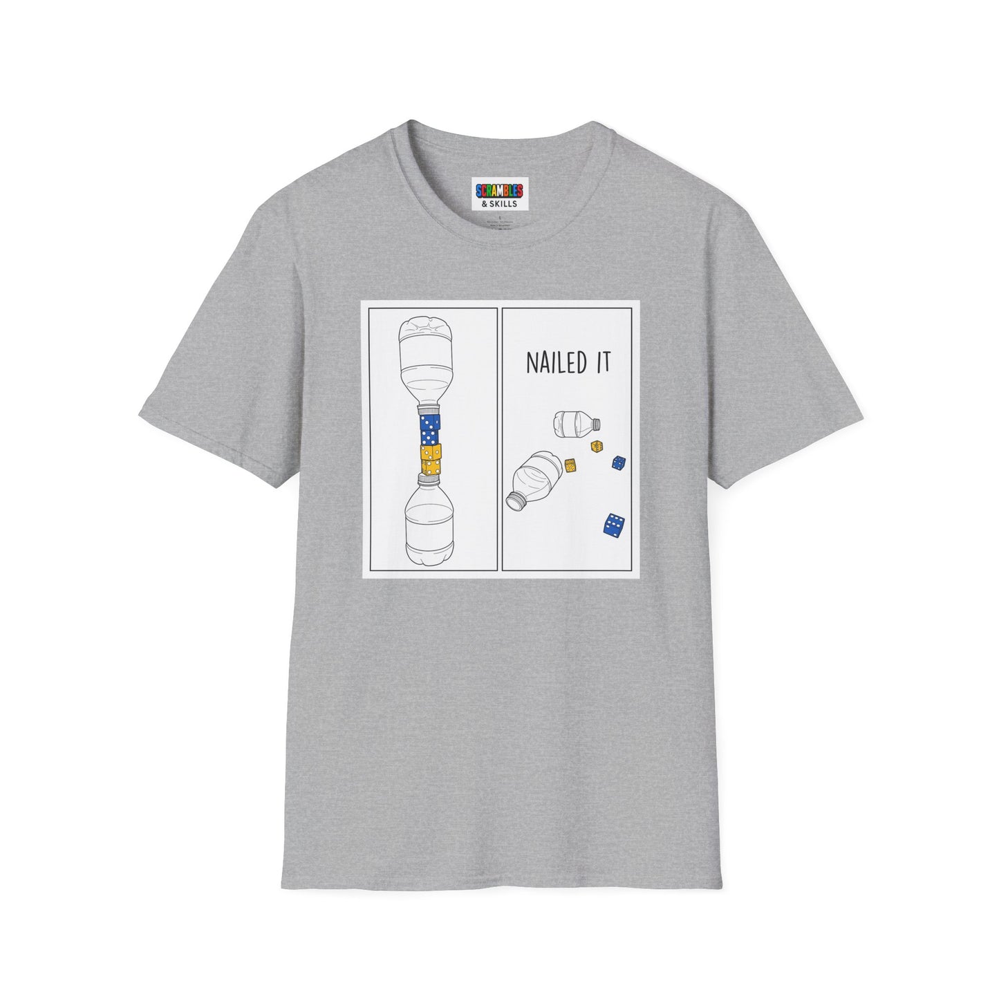 Nailed It Trick shot Unisex Graphic Softstyle T-Shirt
