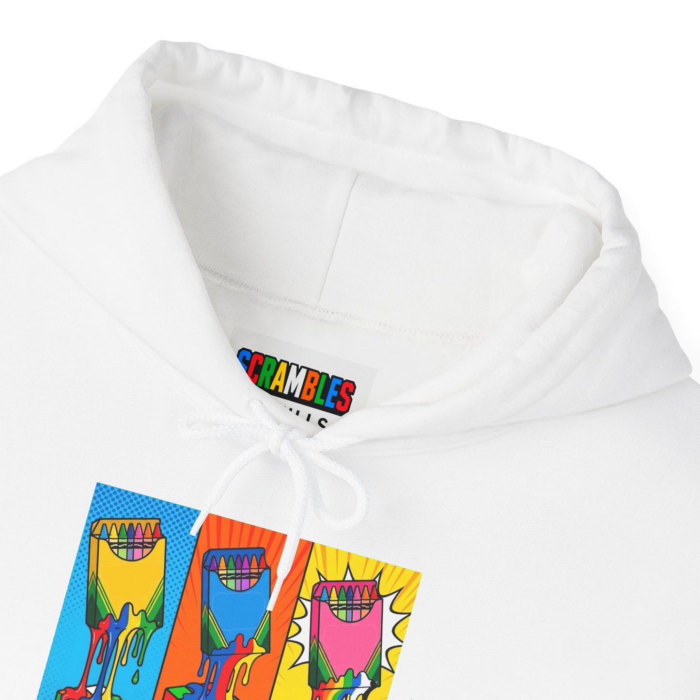 Rubik's Cube Shirt - Color Melt Unisex Heavy Blend™ Hooded Sweatshirt| Fun Cubing Shirt